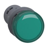 22MM PILOT LIGHT,12V AC/DC,GREEN